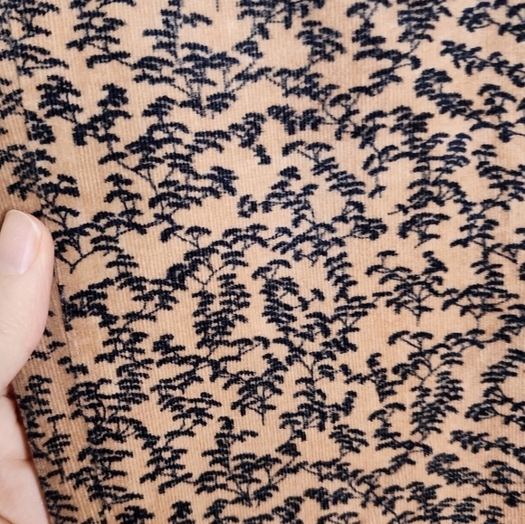 Anthropologie Pilcro Foliage Corduroy High Rise Serif Pants 29P - Picture 6 of 9